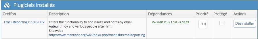 EmailReporting version