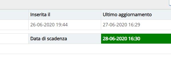 view page due date with manually value