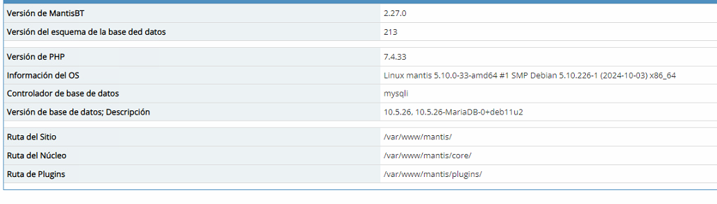 Site infotmation of the old server