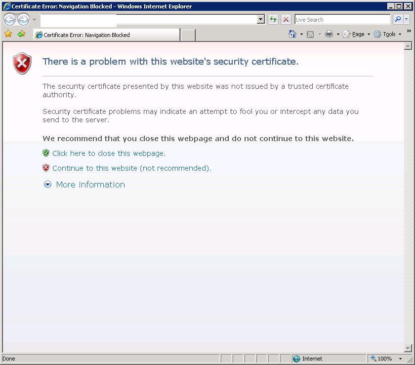 i get directed to this age when i go to my web-based mail..i think that the report by mail solution does not suport this..